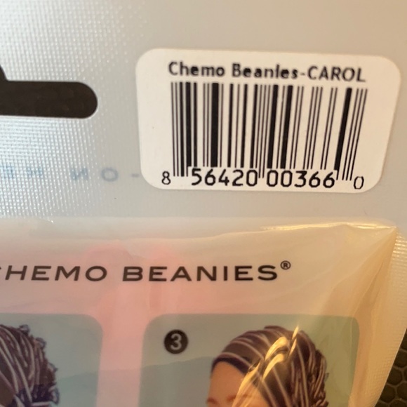 Bright Pink Ruffled Chemo Beanies cancer and alopecia cap beanie New - Picture 3 of 3